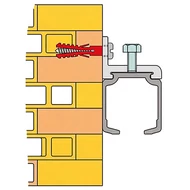 Standard oldalfali sínrögzítéssel