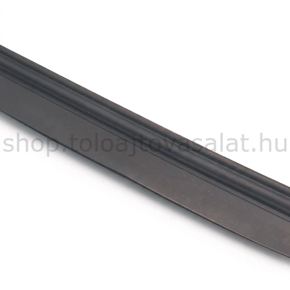 G/MM80E65-4 típusú, 400 cm hosszú fekete gumitömítés rögzítő talppal, MM80EPA-4 és MM80X2EPA-4 alumínium takaróprofil kültéri szigeteléséhez