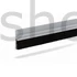 Kép 1/2 - KT-PH-5-50-25-NATUR típusú, 50 mm magas natúr alumínium profilos ajtókefe 25 mm-es fekete sörtével.