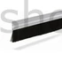 Kép 1/2 - KT-PH-5-67-42-NATUR típusú, 67 mm magas natúr alumínium profilos ajtókefe 42 mm-es fekete sörtével.